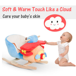Plush Rocking Plane with Nursery Rhyme