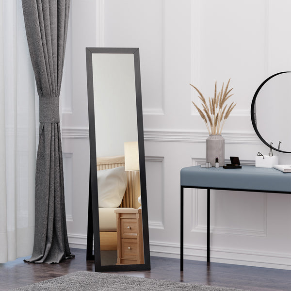 Full length mirror, black