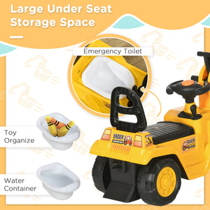 3-in-1 push excavator