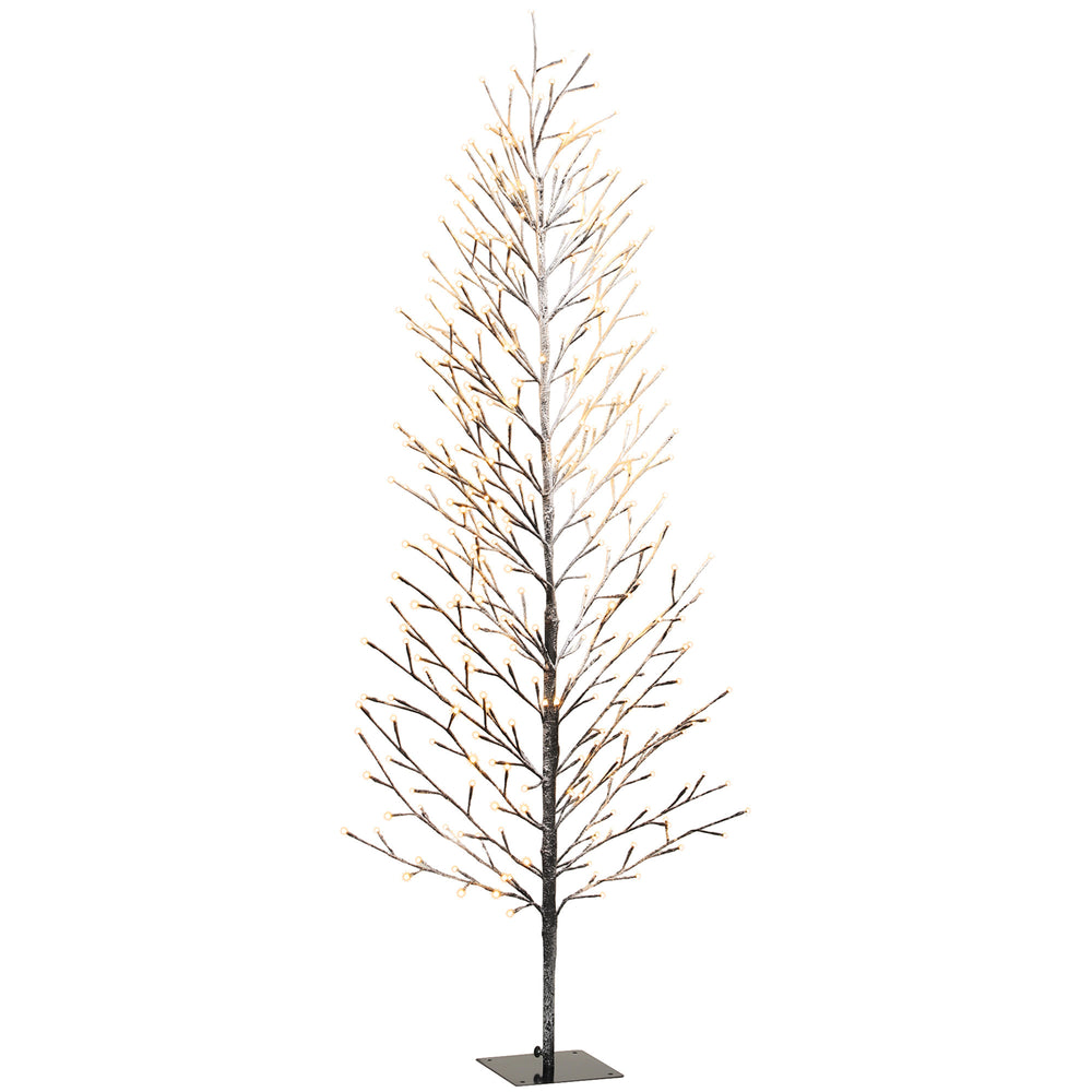 6 ft Frosted Warm White 328 LED Lighted Tree