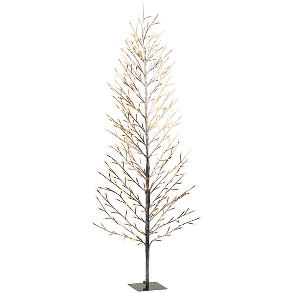 6 ft Frosted Warm White 328 LED Lighted Tree