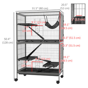 5-tier rolling cage