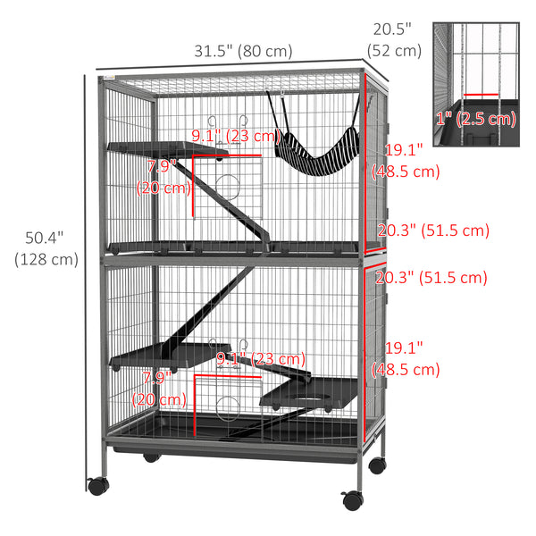 5-tier rolling cage