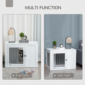 Cage with two lockable doors, white