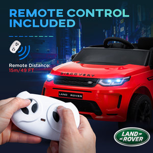 Land Rover Discovery Sport 12V Licensed with Remote Control, Red