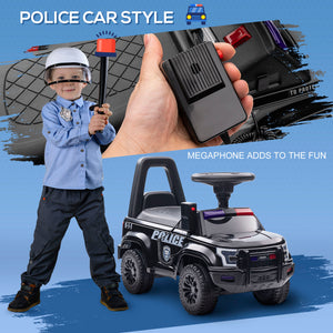 Toddler Police Car with Hidden Underseat Storage