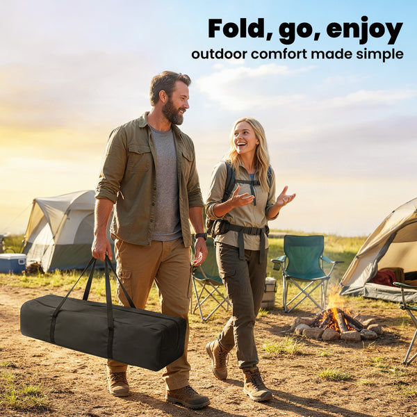 Folding picnic table with removable trays and non-slip feet