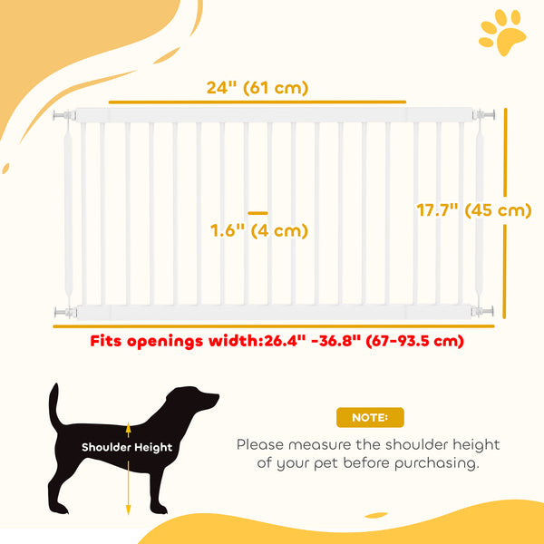 Pet gate, white