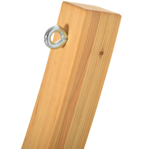 11' Wooden Hammock Stand with Curved Arc, 264 lb Capacity