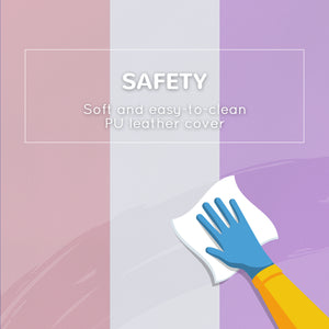 2-Piece Soft Play Set for Climbing and Crawling, Purple