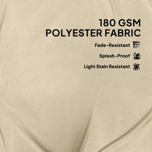 2-Piece Replacement Pallet Cushion Set, 3.9" Thick, Beige