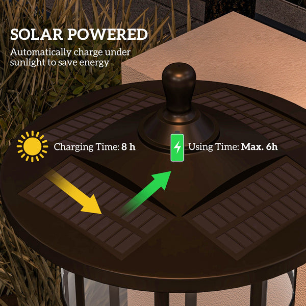 Outdoor solar lamp 
