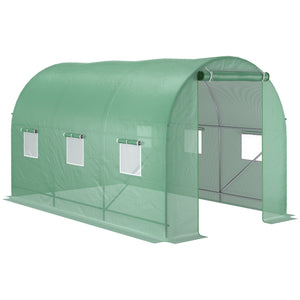 Outdoor Plant Grow Tunnel with Roll-Up Door