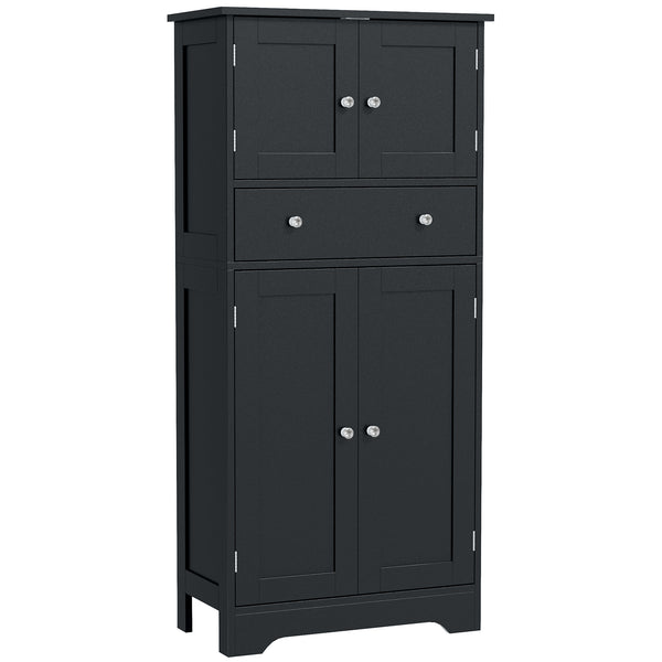 Kitchen storage unit, black