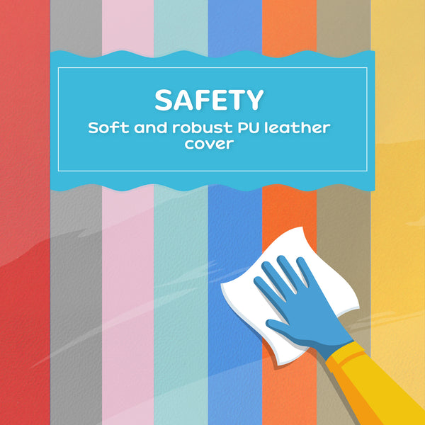 11-piece children's play area, dark color