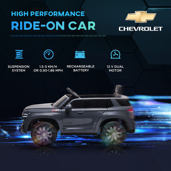 Chevrolet TAHOE 12V with remote control, gray