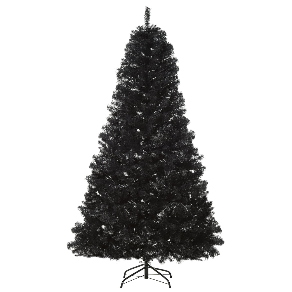7ft Black Artificial Christmas Tree