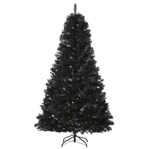 7ft Black Artificial Christmas Tree