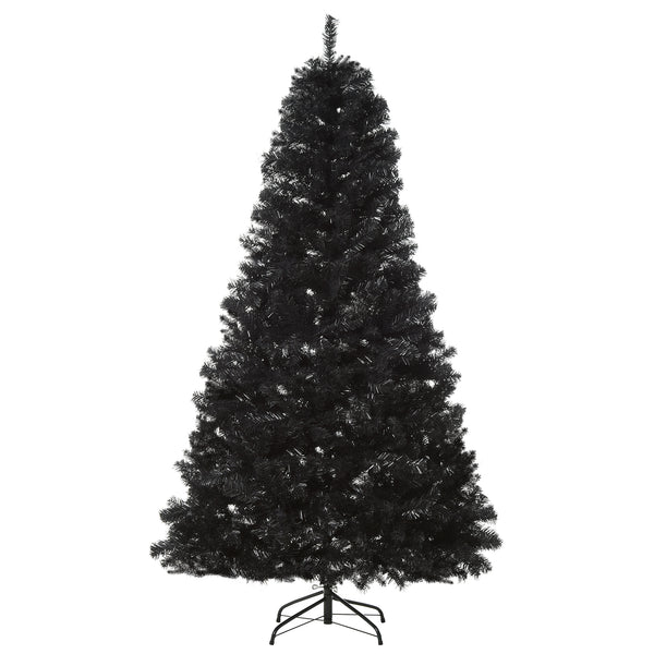 7ft Black Artificial Christmas Tree