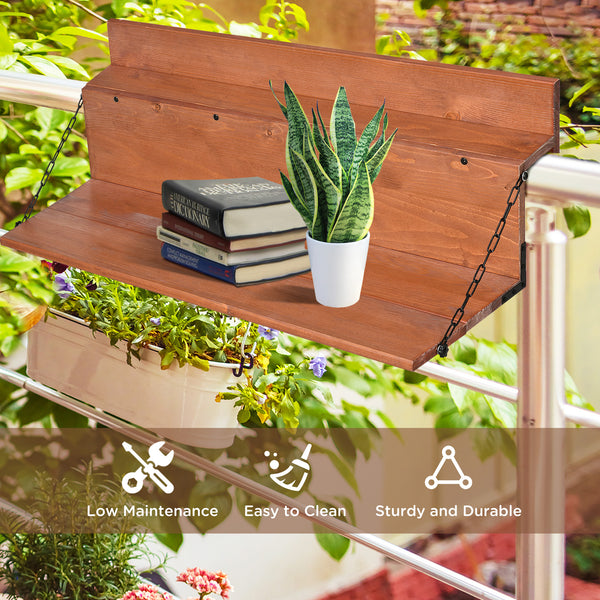 Hanging table for balcony