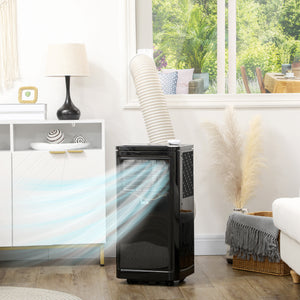 Climatiseur mobile 8 000 BTU compact avec déshumidificateur intégré et télécommande pour petit espace