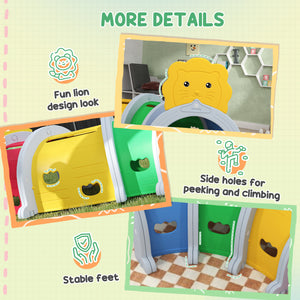 Multicolored Lion Pattern Tunnel