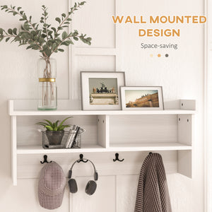 Coat rack and shoe bench set, white