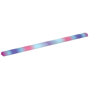 2.3m Foldable Balance Beam with Non-Slip Base, Multi-Color