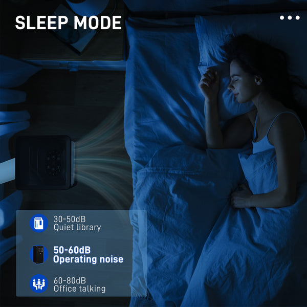 8,000 BTU Portable Air Conditioner with Cooling, Dehumidifier, Remote Control