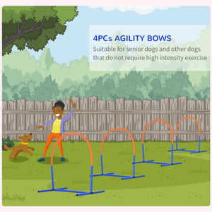 4-piece obstacle course with carrying bag
