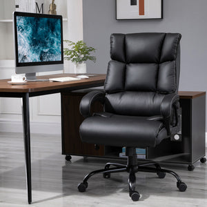 Sturdy ergonomic office chair, black
