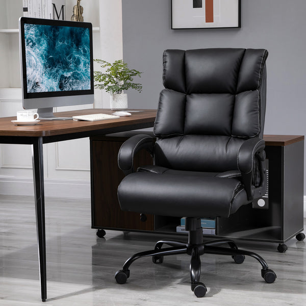 Sturdy ergonomic office chair, black