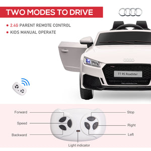 6V car with remote control, white