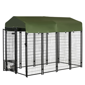 Lockable welded steel outdoor enclosure