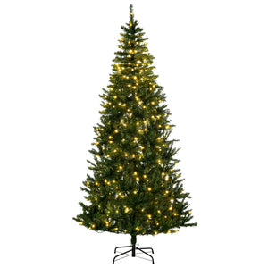 7.5ft Pre-Lit Artificial Christmas Tree with Warm White LED Light