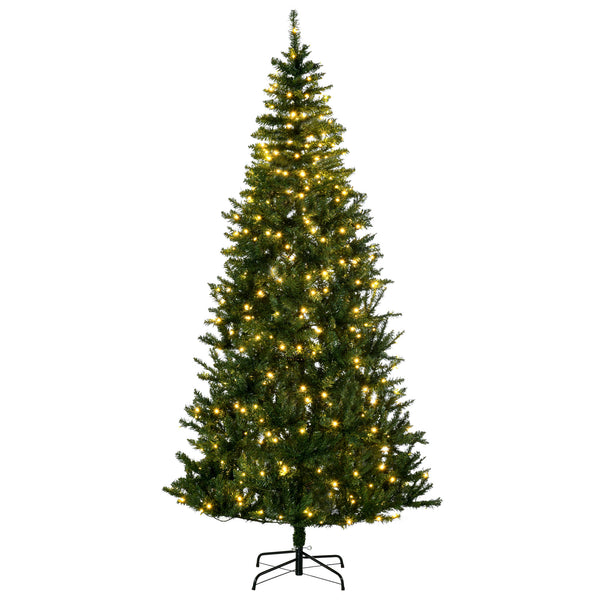 7.5ft Pre-Lit Artificial Christmas Tree with Warm White LED Light