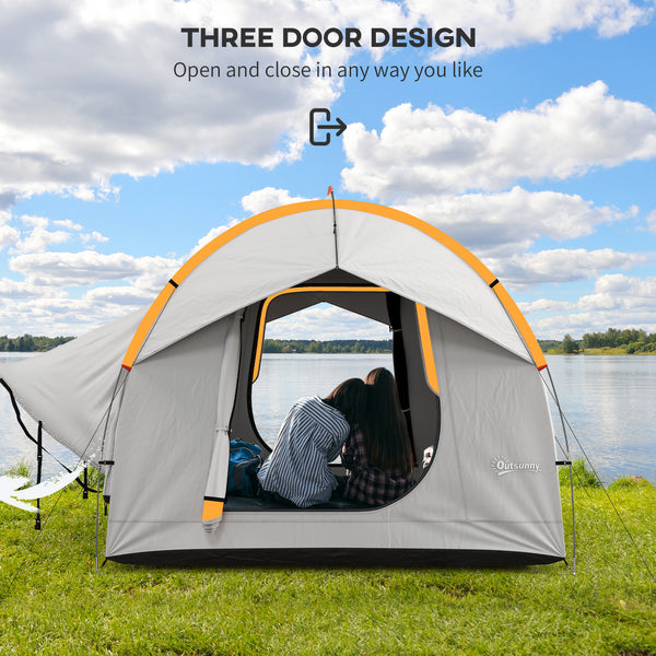 Waterproof SUV car tent with 3 doors and mesh window
