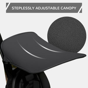 4 in 1 Kids Tricycle with Reversible Angle Adjustable Seat, Black