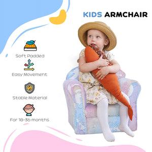 Toddler chair, bright fairy design