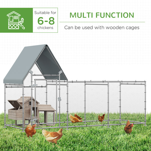 Chicken coop with direct access