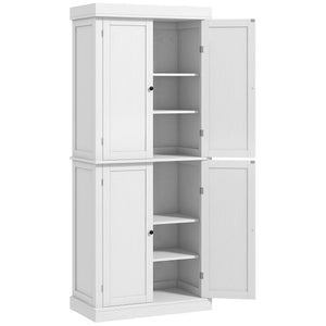 Kitchen cabinet with 4 doors, white