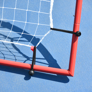Adjustable rebound net with 5 angles