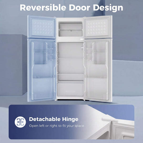 7.7 cu. ft. Refrigerator with Freezer, White