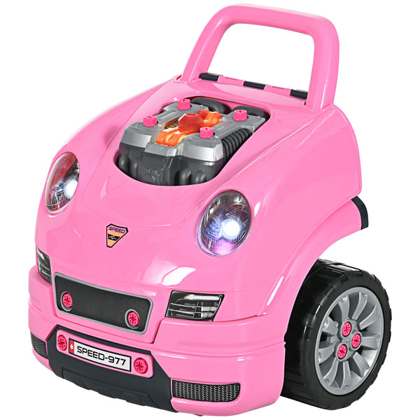 Car Service Playset, Pink