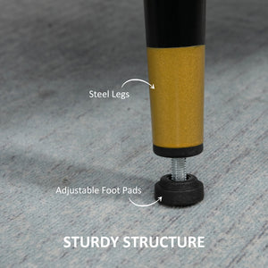 Modern upholstered accent chair with tufted back and steel legs, cream white