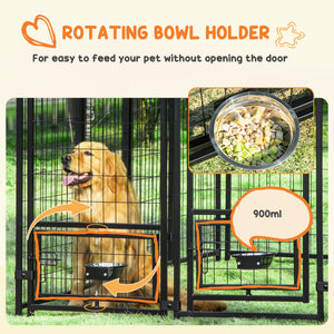 Lockable welded steel outdoor enclosure