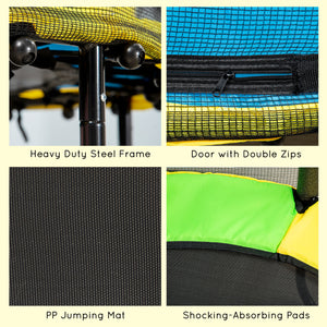 Trampoline 4,6 pieds avec filet de sécurité