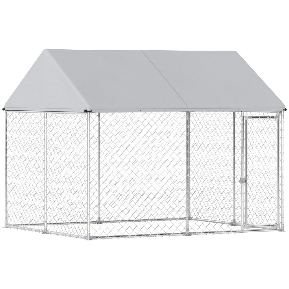 Robust outdoor enclosure in galvanised steel with waterproof roof