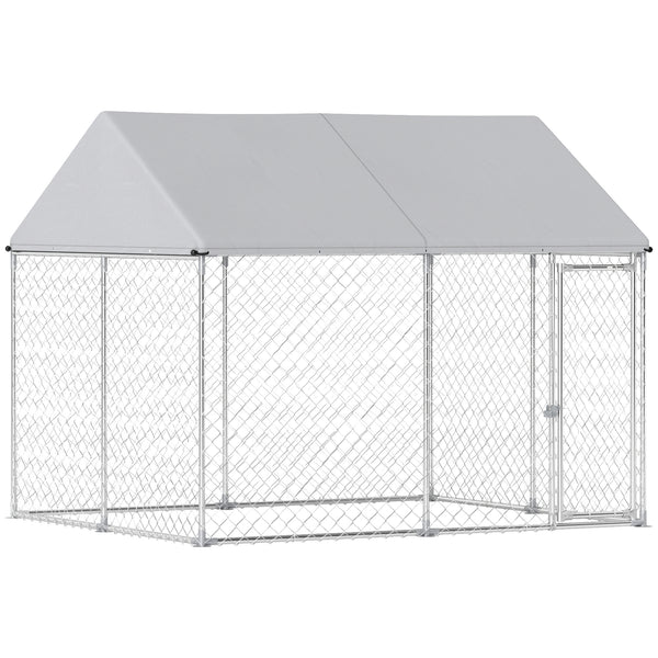 Robust outdoor enclosure in galvanised steel with waterproof roof