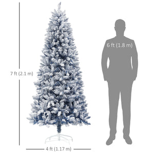 7ft Frosted Blue Artificial Christmas Tree